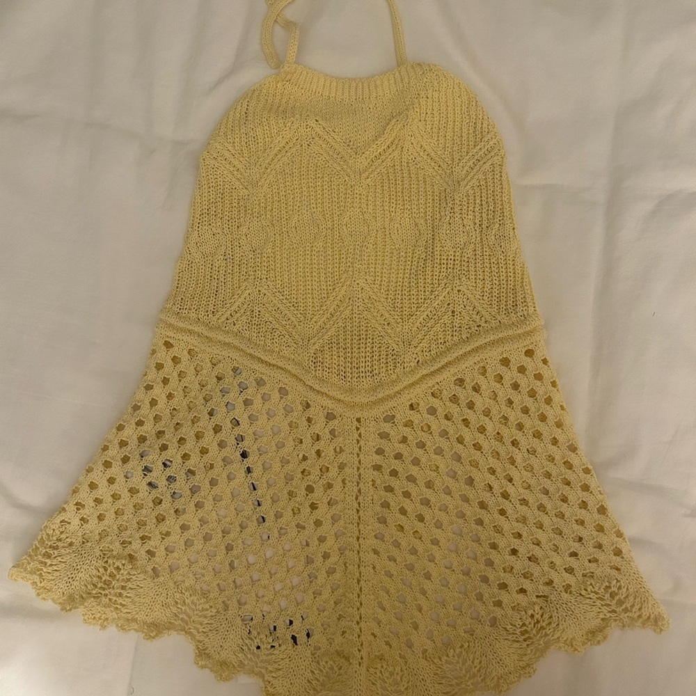 Zara Yellow Knit Top